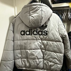 New with out tags. Adidas puffy logo jacket.